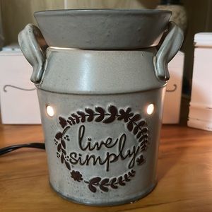 Scentsy “Milk tin” warmer